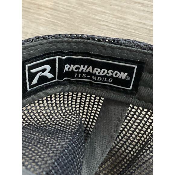 Heli‎ Team Trucker Cap Gray/Black Embroidered Helicopter Logo Adjustable - Picture 4 of 8